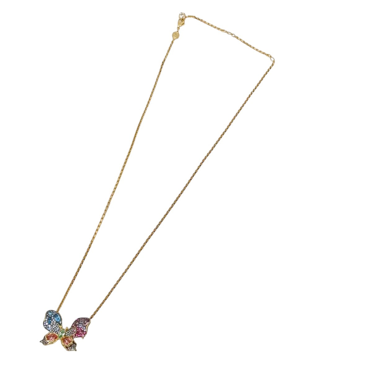 SWAROVSKI Idyllia バタフライネックレス 古着・中古-1枚目のアイテム画像