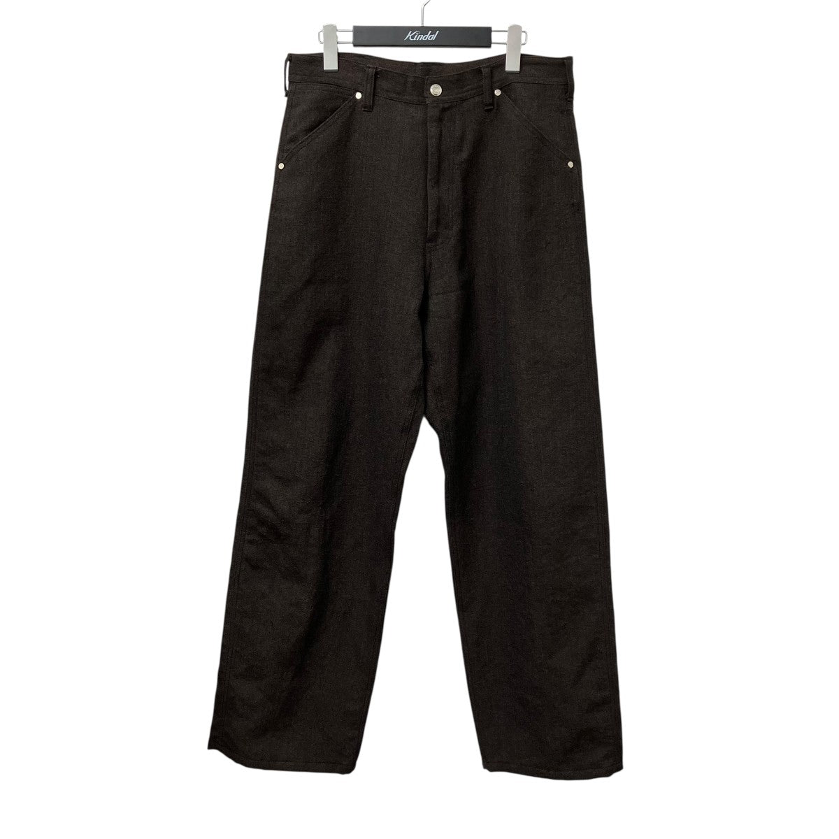 The Letters 24AWWOOL LINEN HERRINGBONEパンツLFBD-P0003B 古着・中古-1枚目のアイテム画像