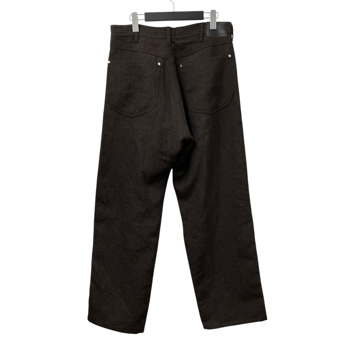 The Letters 24AWWOOL LINEN HERRINGBONEパンツLFBD-P0003B 古着・中古-2枚目のアイテム画像