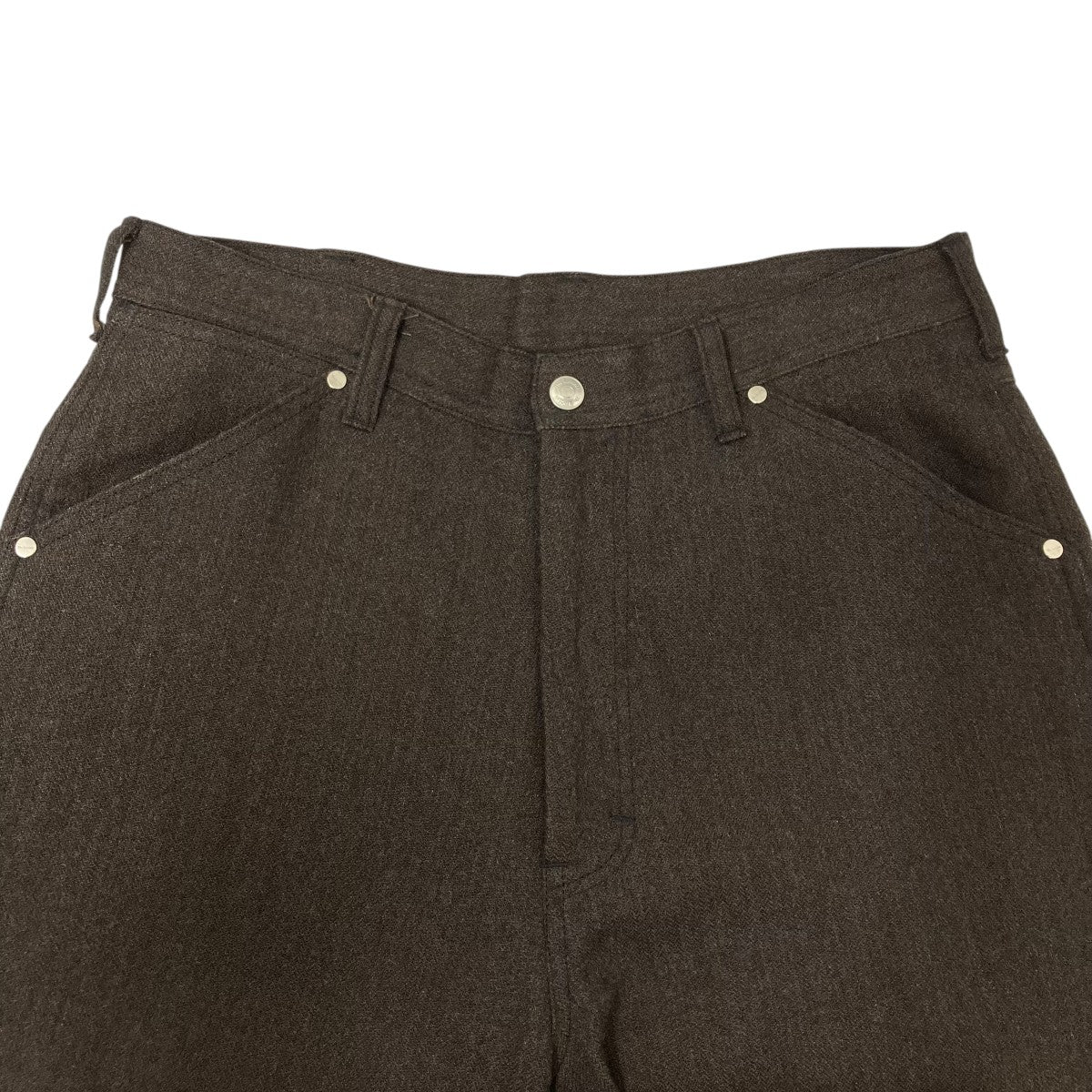The Letters 24AWWOOL LINEN HERRINGBONEパンツLFBD-P0003B 古着・中古-3枚目のアイテム画像