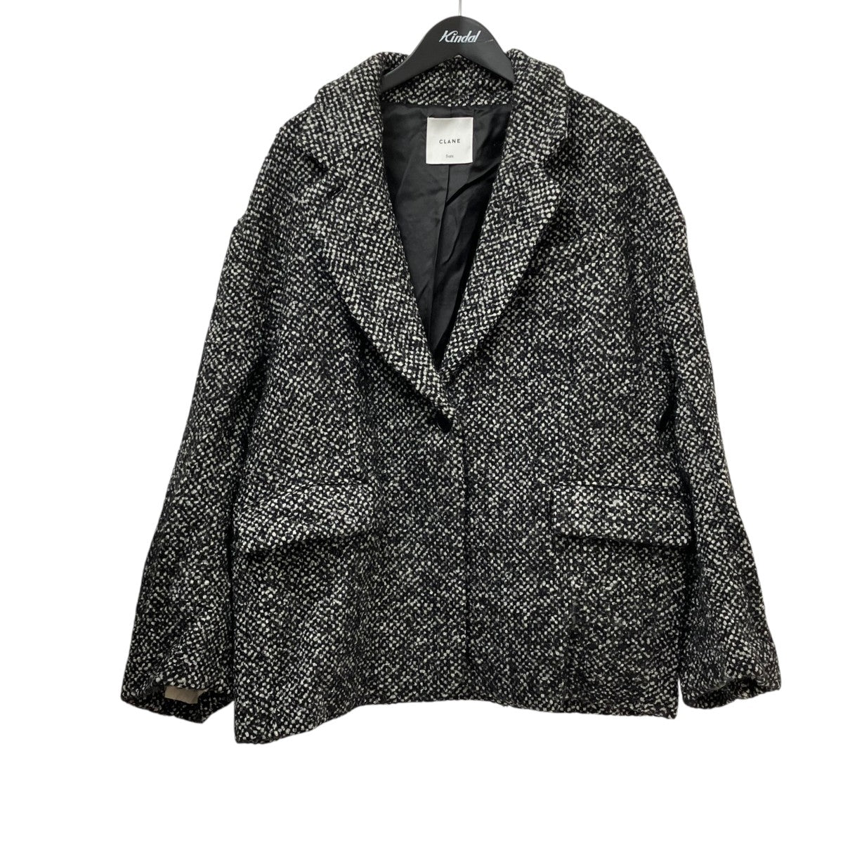 CLANE ×広瀬すず MIX COLOR OVER COATウールコート17101-0012 古着・中古-1枚目のアイテム画像