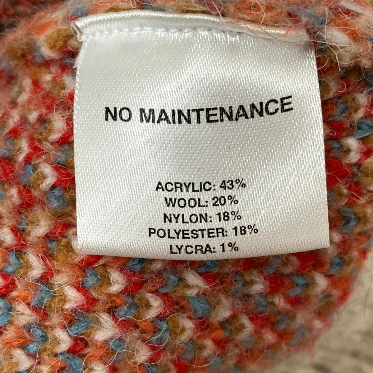 NO MAINTENANCE カーディガン 古着・中古-6枚目のアイテム画像