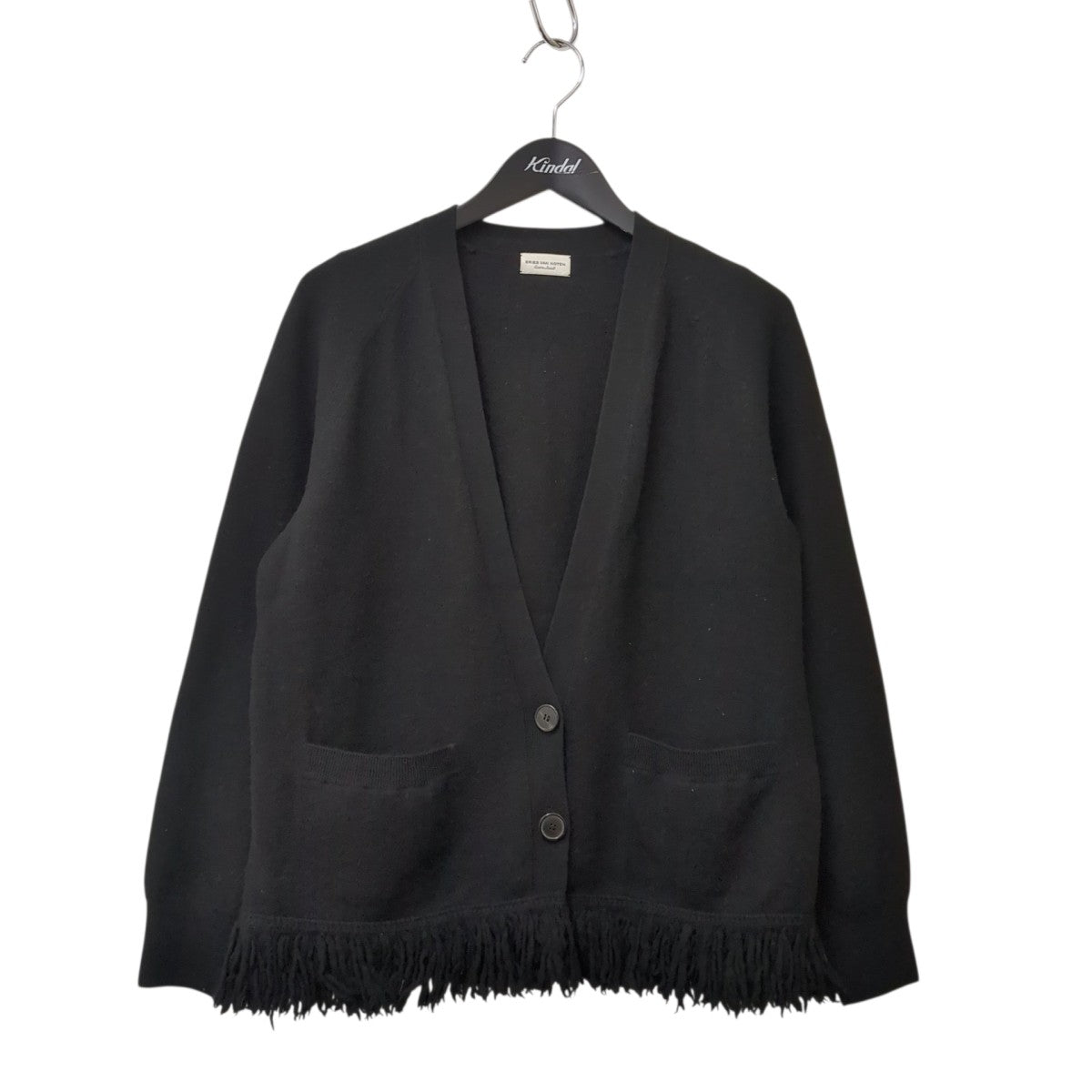DRIES VAN NOTEN フリンジカーディガン71-02-54-02006 古着・中古-1枚目のアイテム画像