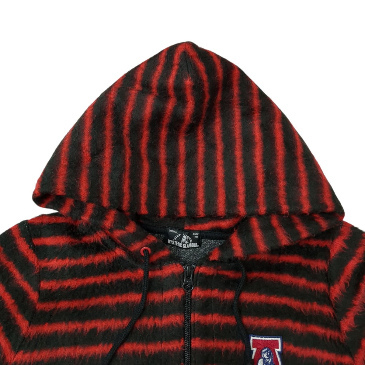 Hysteric Glamour SHAGGY ZIP UP HOODIEジップパーカー0153CF09 古着・中古-3枚目のアイテム画像