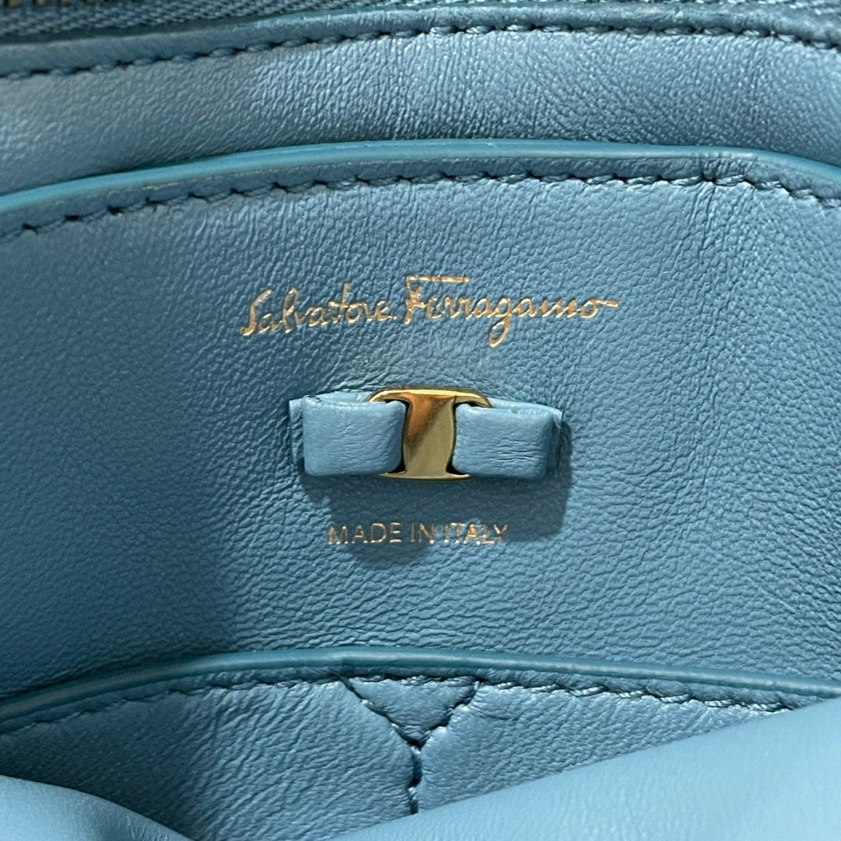 Salvatore Ferragamo チェーンショルダーバッグ 古着・中古-6枚目のアイテム画像