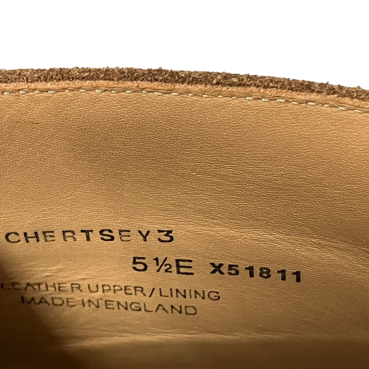 Crockett ＆ Jones CHERTSEY 3チャッカーブーツ1645 古着・中古-9枚目のアイテム画像