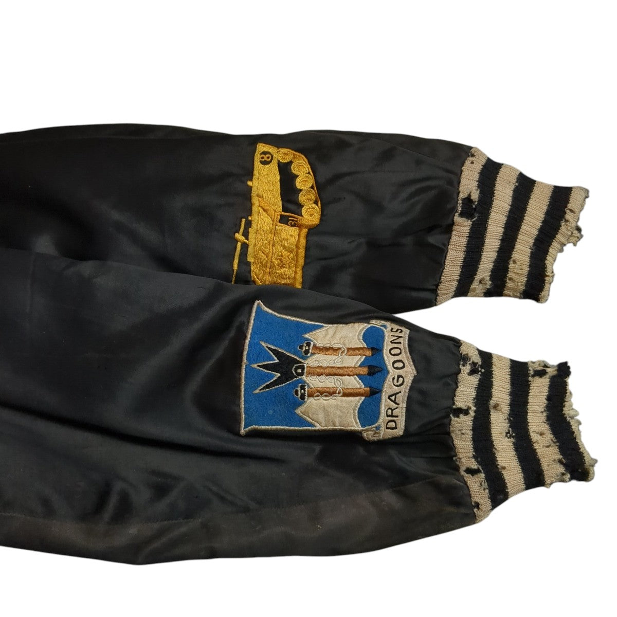 VINTAGE 50s GERMANY スーベニア サテンスカジャン 古着・中古-6枚目のアイテム画像