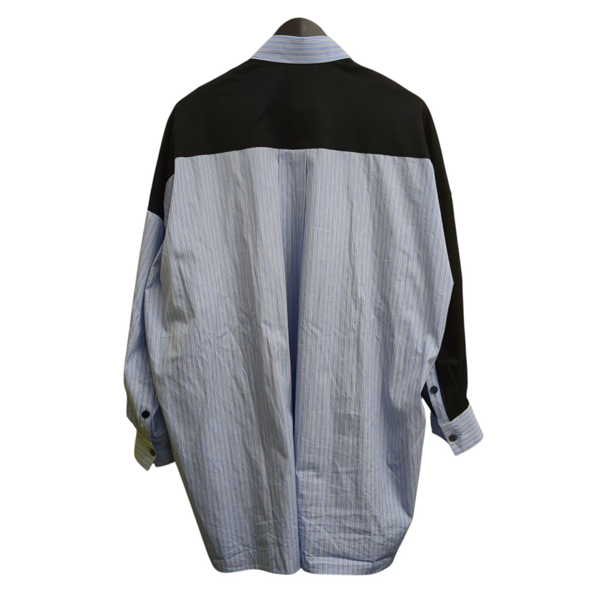 ENFOLD(エンフォルド) PATCHWORK SHIRTストライプシャツ300JS530-3761