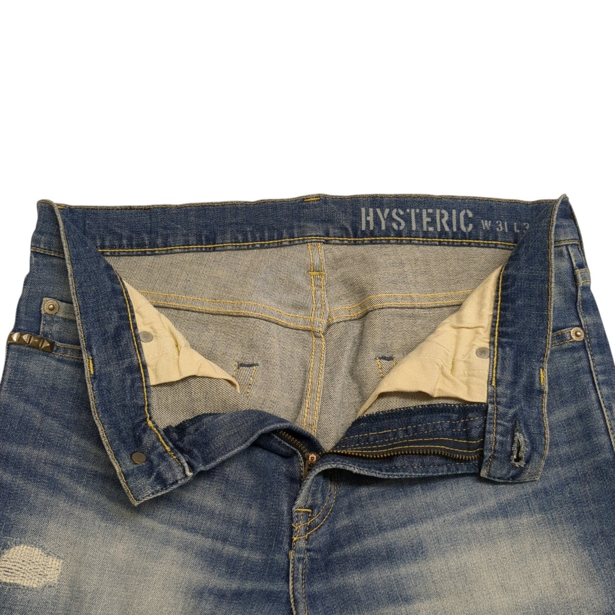 Hysteric Glamour デニムパンツ0261AP14 古着・中古-4枚目のアイテム画像
