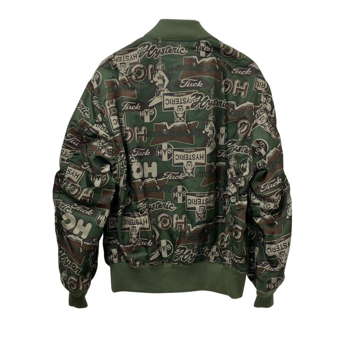 Hysteric Glamour カモフラージュ ギターガールブルゾン02243AB02 古着・中古-3枚目のアイテム画像