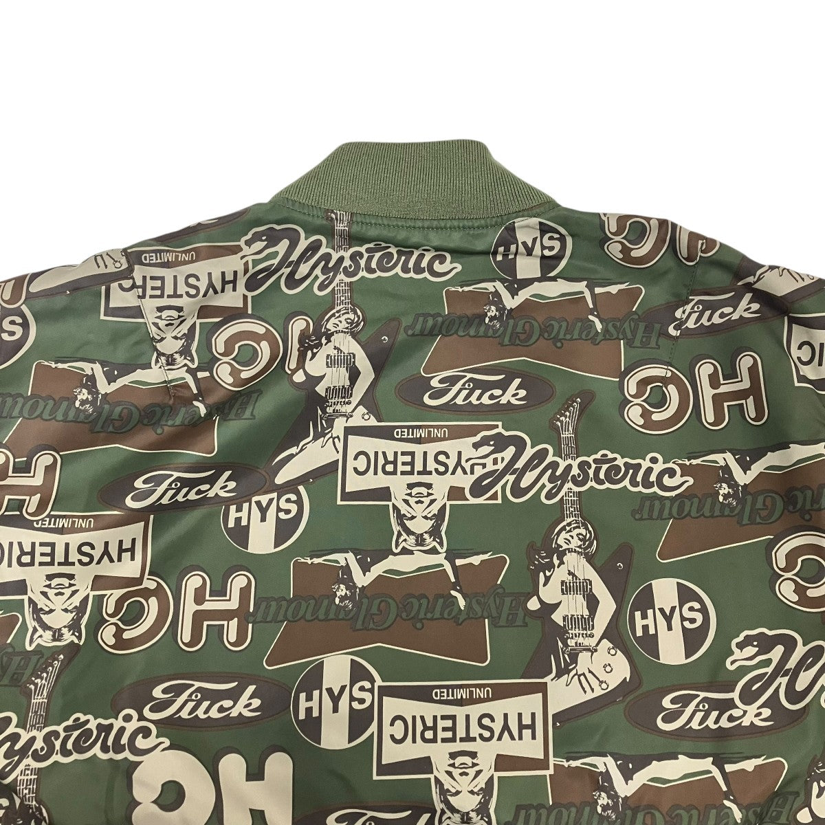 Hysteric Glamour カモフラージュ ギターガールブルゾン02243AB02 古着・中古-5枚目のアイテム画像