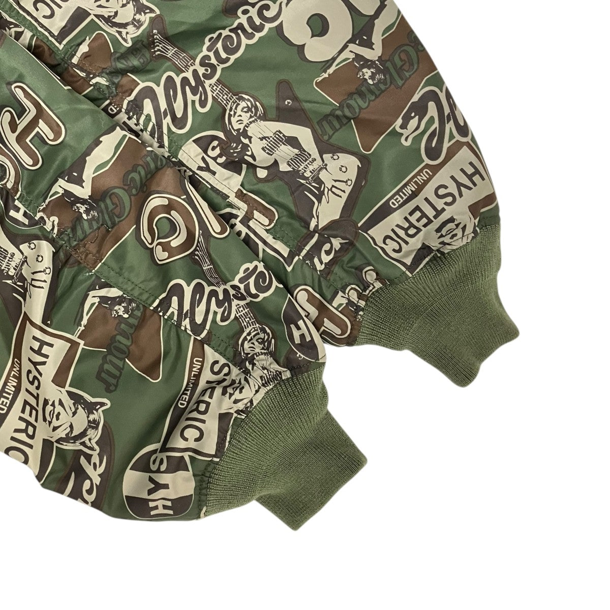 Hysteric Glamour カモフラージュ ギターガールブルゾン02243AB02 古着・中古-6枚目のアイテム画像
