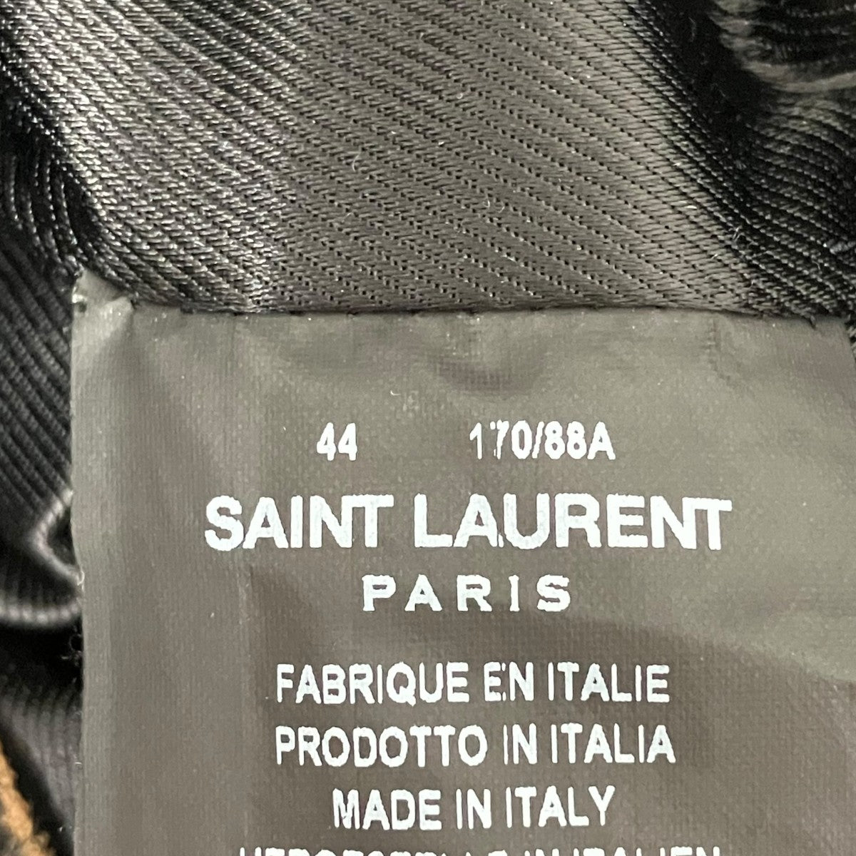 Saint Laurent Paris クラシックモーターサイクルジャケット ヴィンテージ加工レザージャケット484284 古着・中古-7枚目のアイテム画像
