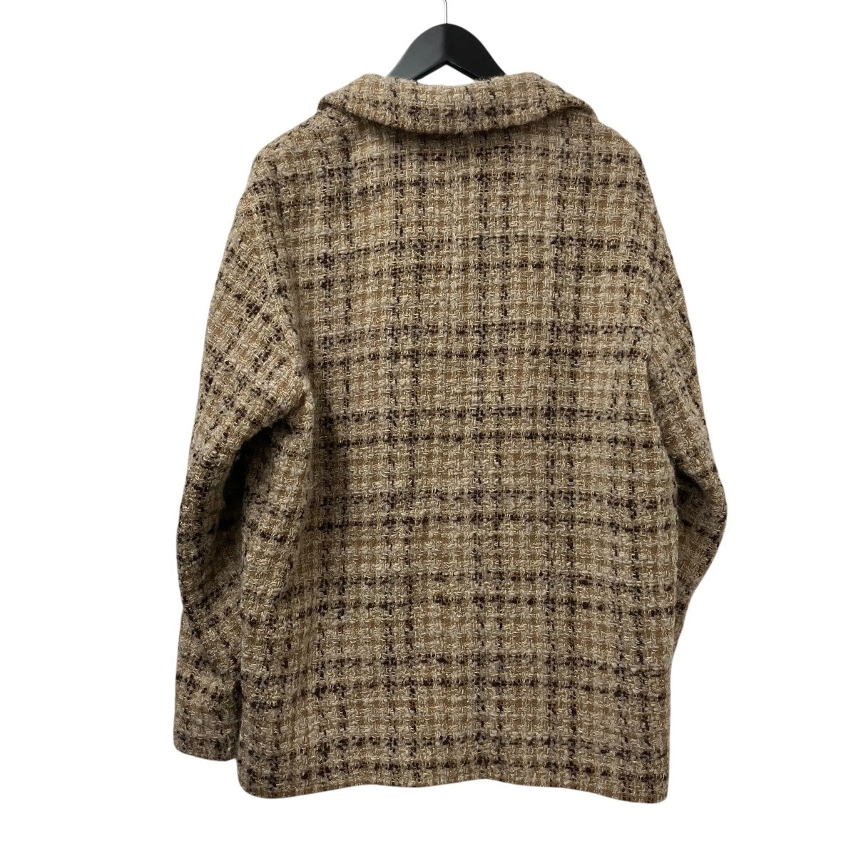 AURALEE HOMESPUN TWEED SHIRTS BLOUSONジャケットA22AB01HT 古着・中古-2枚目のアイテム画像
