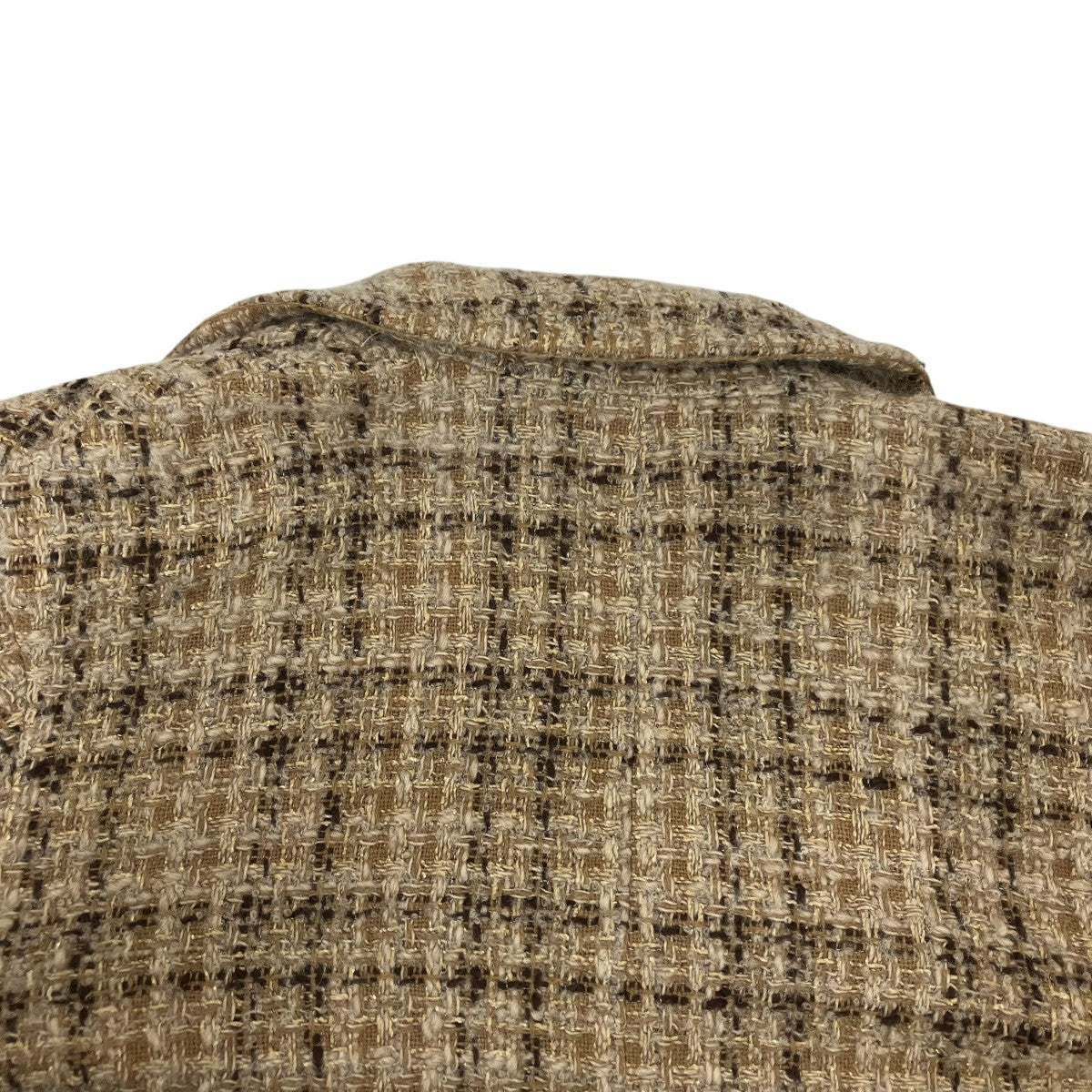 AURALEE HOMESPUN TWEED SHIRTS BLOUSONジャケットA22AB01HT 古着・中古-4枚目のアイテム画像
