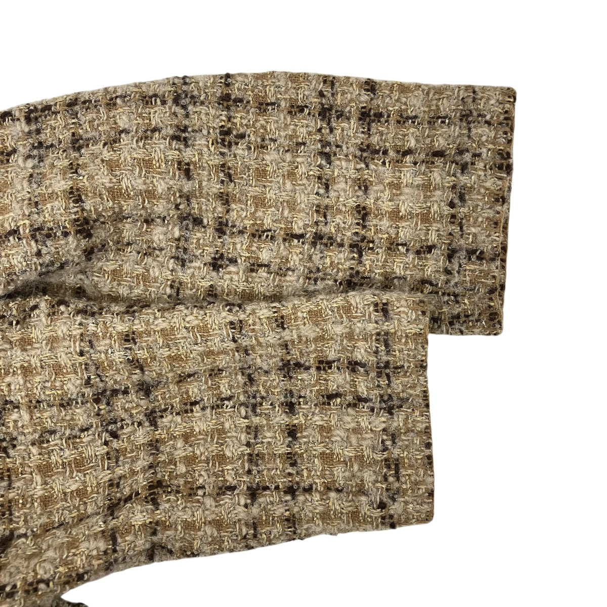 AURALEE HOMESPUN TWEED SHIRTS BLOUSONジャケットA22AB01HT 古着・中古-5枚目のアイテム画像