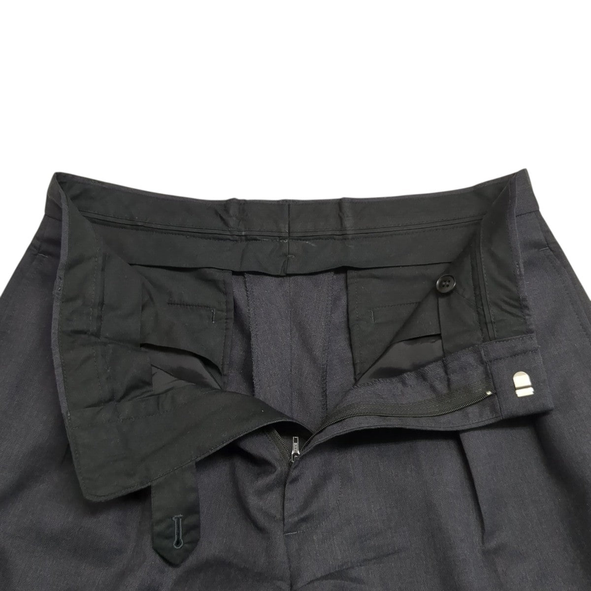 LE 2TUCK WOOL PTパンツ24-030-053-0000-3-0 古着・中古-4枚目のアイテム画像
