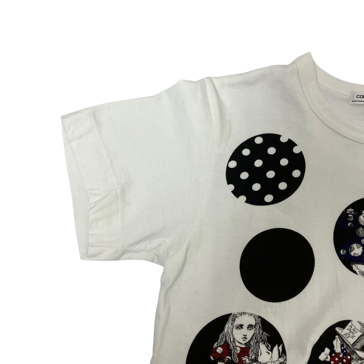 COMME des GARCONS 不思議の国のアリスTシャツOL-T011 古着・中古-5枚目のアイテム画像