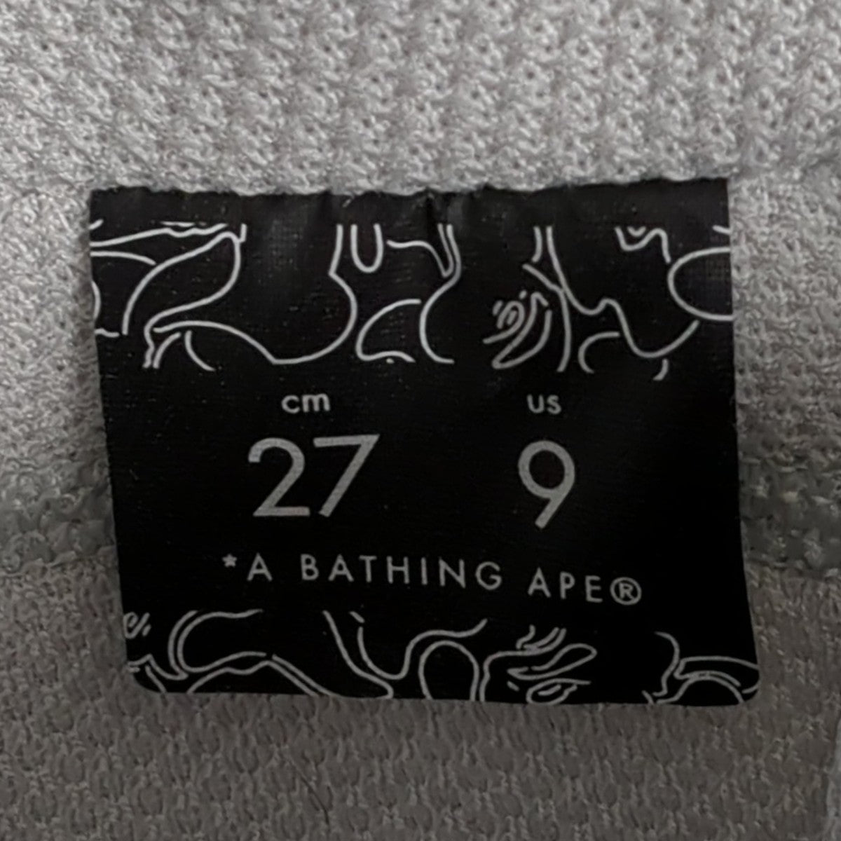 A BATHING APE SHARK STAスニーカー0ZXSHMX191310M 古着・中古-10枚目のアイテム画像