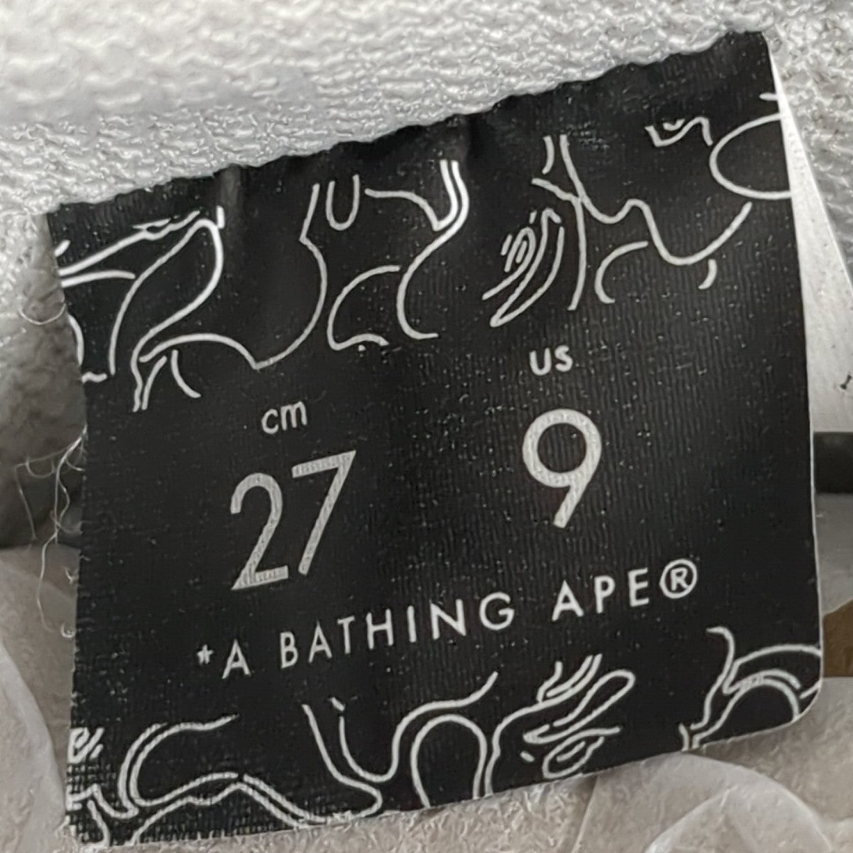 A BATHING APE SHARK STA Indonesiaスニーカー0ZXSHMX91303M 古着・中古-10枚目のアイテム画像