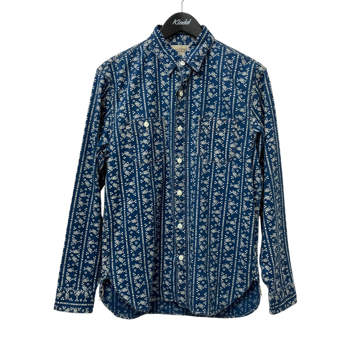 RRL ウォバッシュ スターシャツ長袖シャツ782889995001 古着・中古-1枚目のアイテム画像
