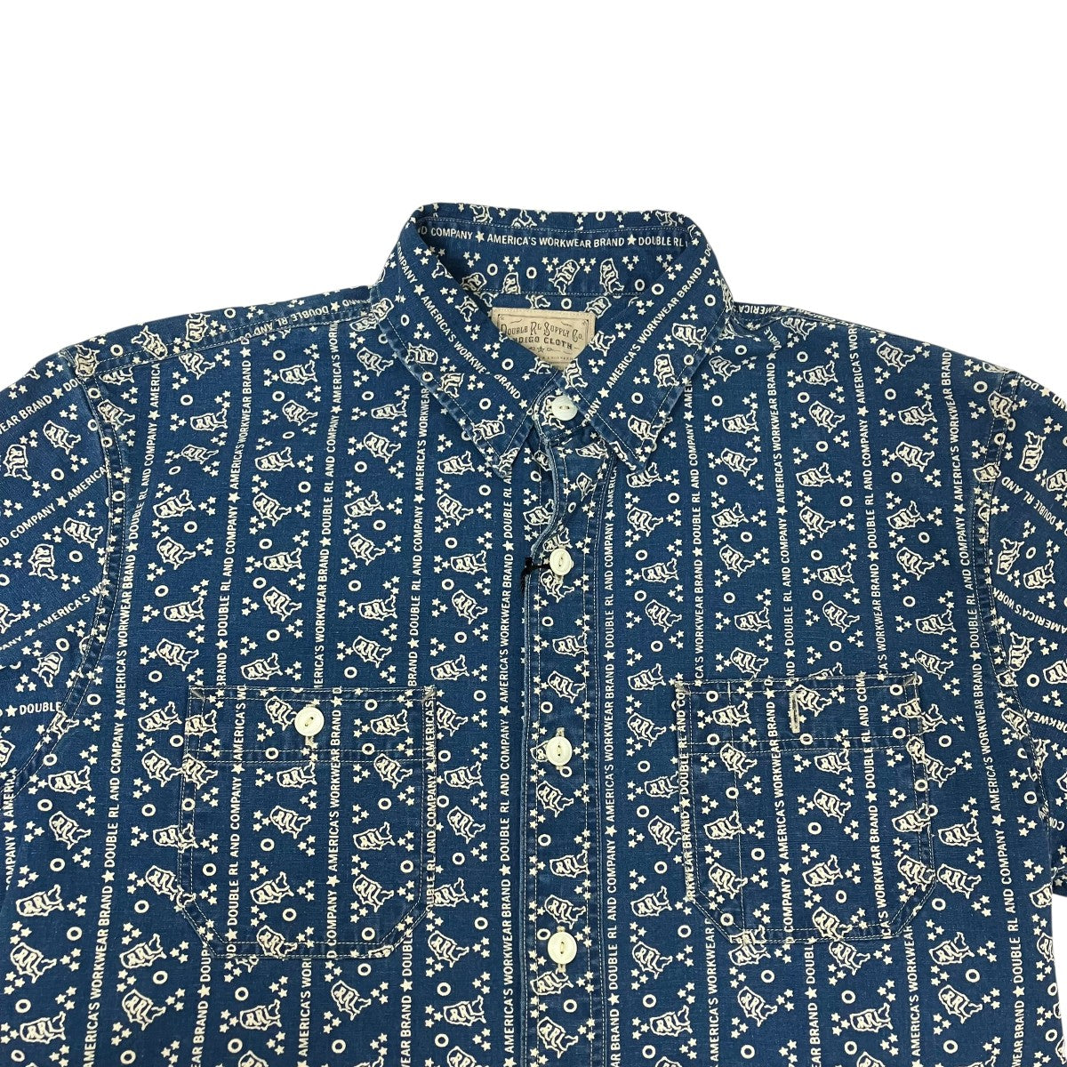 RRL ウォバッシュ スターシャツ長袖シャツ782889995001 古着・中古-3枚目のアイテム画像