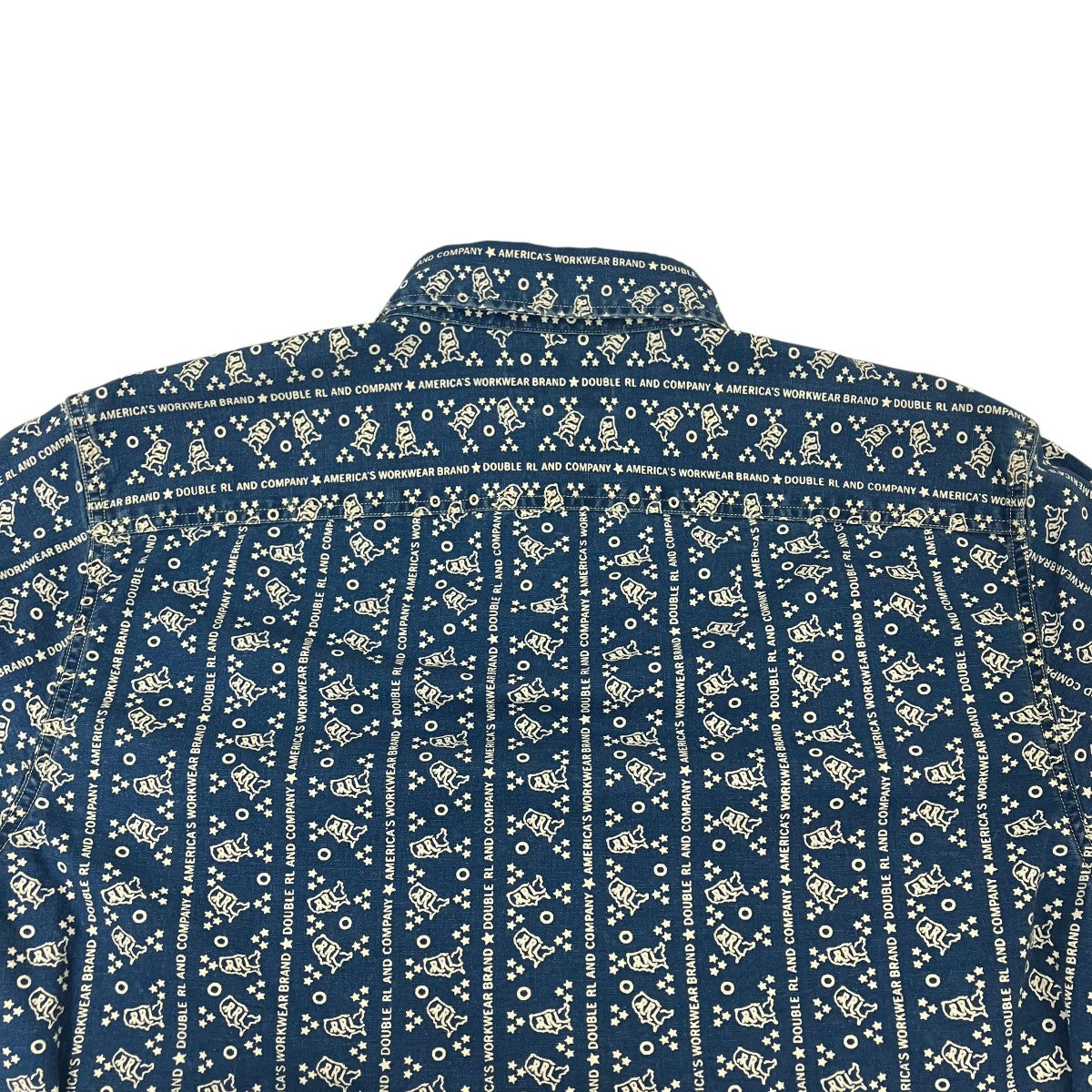 RRL ウォバッシュ スターシャツ長袖シャツ782889995001 古着・中古-4枚目のアイテム画像