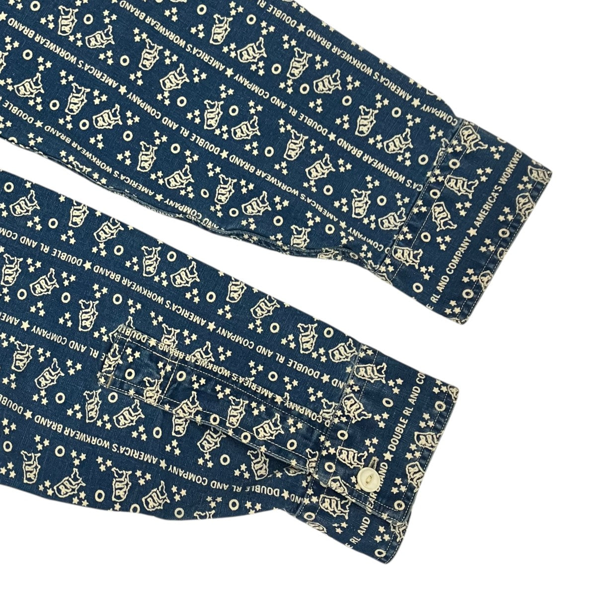 RRL ウォバッシュ スターシャツ長袖シャツ782889995001 古着・中古-5枚目のアイテム画像