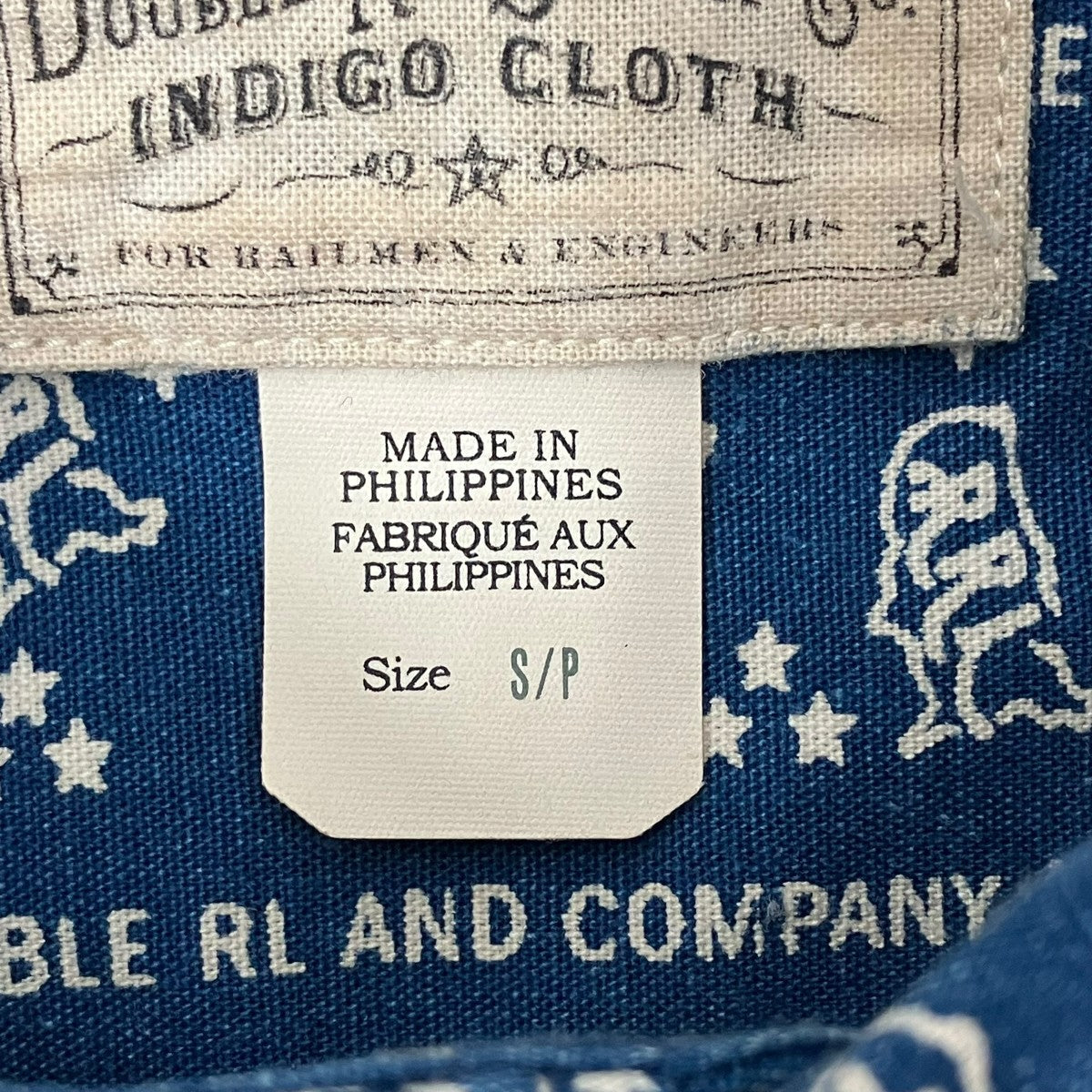 RRL ウォバッシュ スターシャツ長袖シャツ782889995001 古着・中古-6枚目のアイテム画像