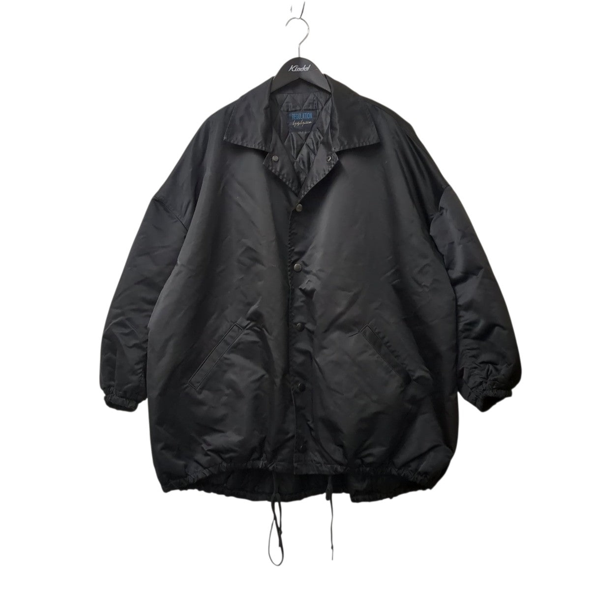 REGULATION Yohji Yamamoto NYLON TWILL COACH JACKETコーチジャケットFU-J53-501 古着・中古-1枚目のアイテム画像