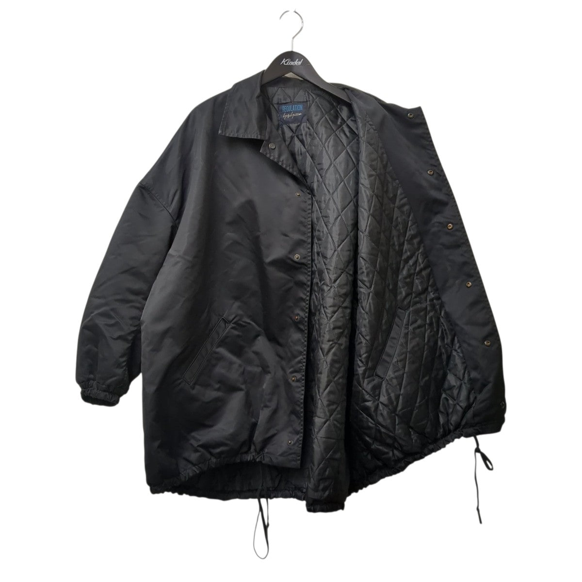 REGULATION Yohji Yamamoto NYLON TWILL COACH JACKETコーチジャケットFU-J53-501 古着・中古-2枚目のアイテム画像