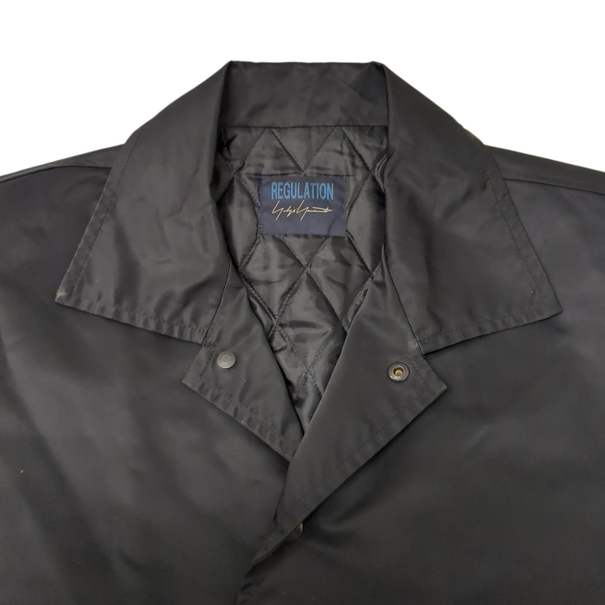 REGULATION Yohji Yamamoto NYLON TWILL COACH JACKETコーチジャケットFU-J53-501 古着・中古-4枚目のアイテム画像