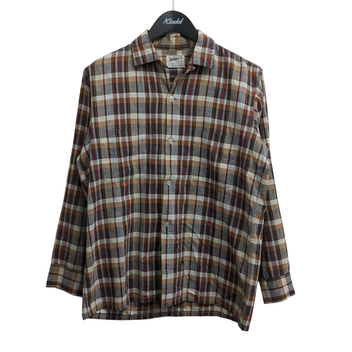 VINTAGE 60s Wingsシャツ 古着・中古-1枚目のアイテム画像