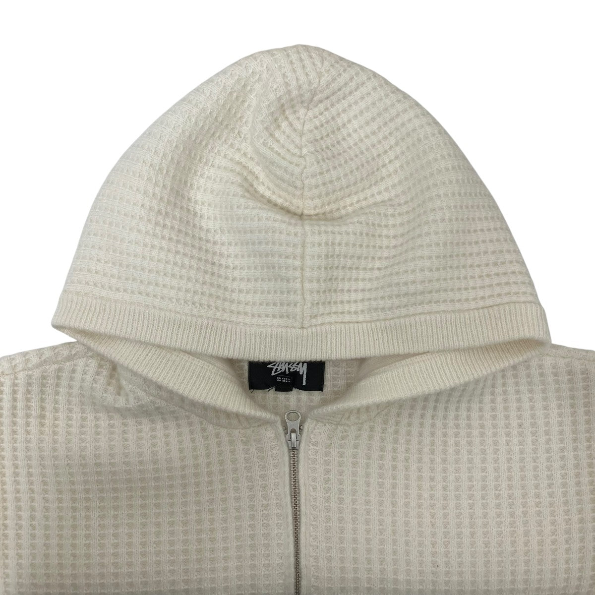 WAFFLE CASHMERE ZIP HOODニットパーカー117274