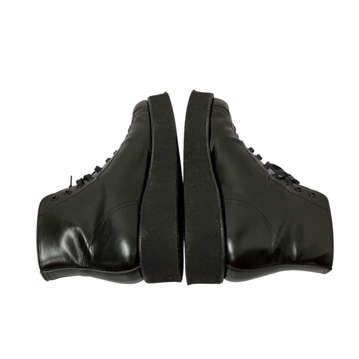 YOHJI YAMAMOTO デミブーツレースアップスニーカーHE-E53-764-1-02 古着・中古-8枚目のアイテム画像