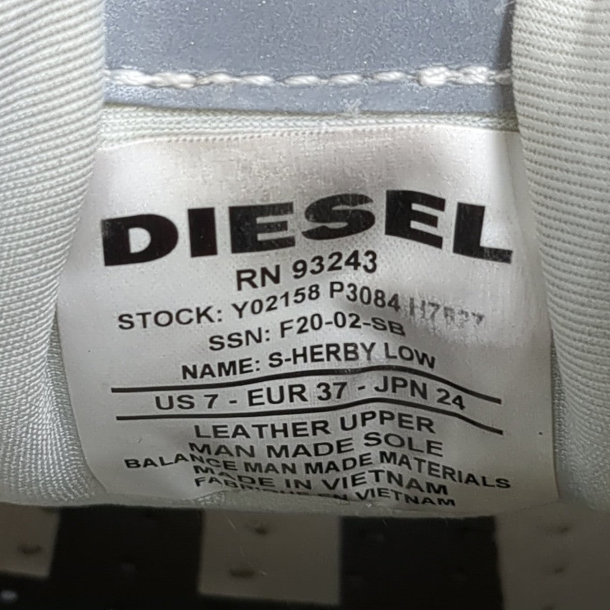 DIESEL スニーカー 古着・中古-10枚目のアイテム画像
