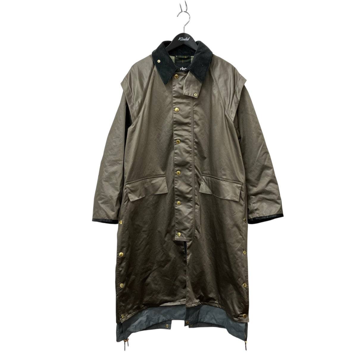 Barbour×TANAKA 23AWCITY SHOP DETACHBLEコート232LCAS022 古着・中古-1枚目のアイテム画像