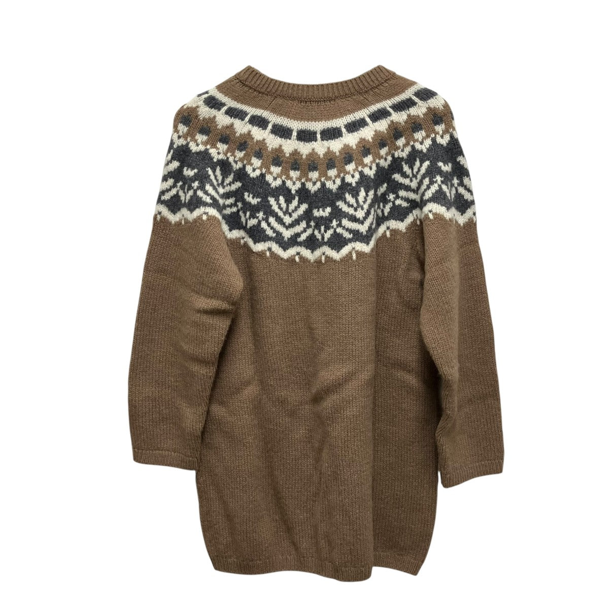 BURBERRY スカーフドッキングカーディガン 古着・中古-2枚目のアイテム画像