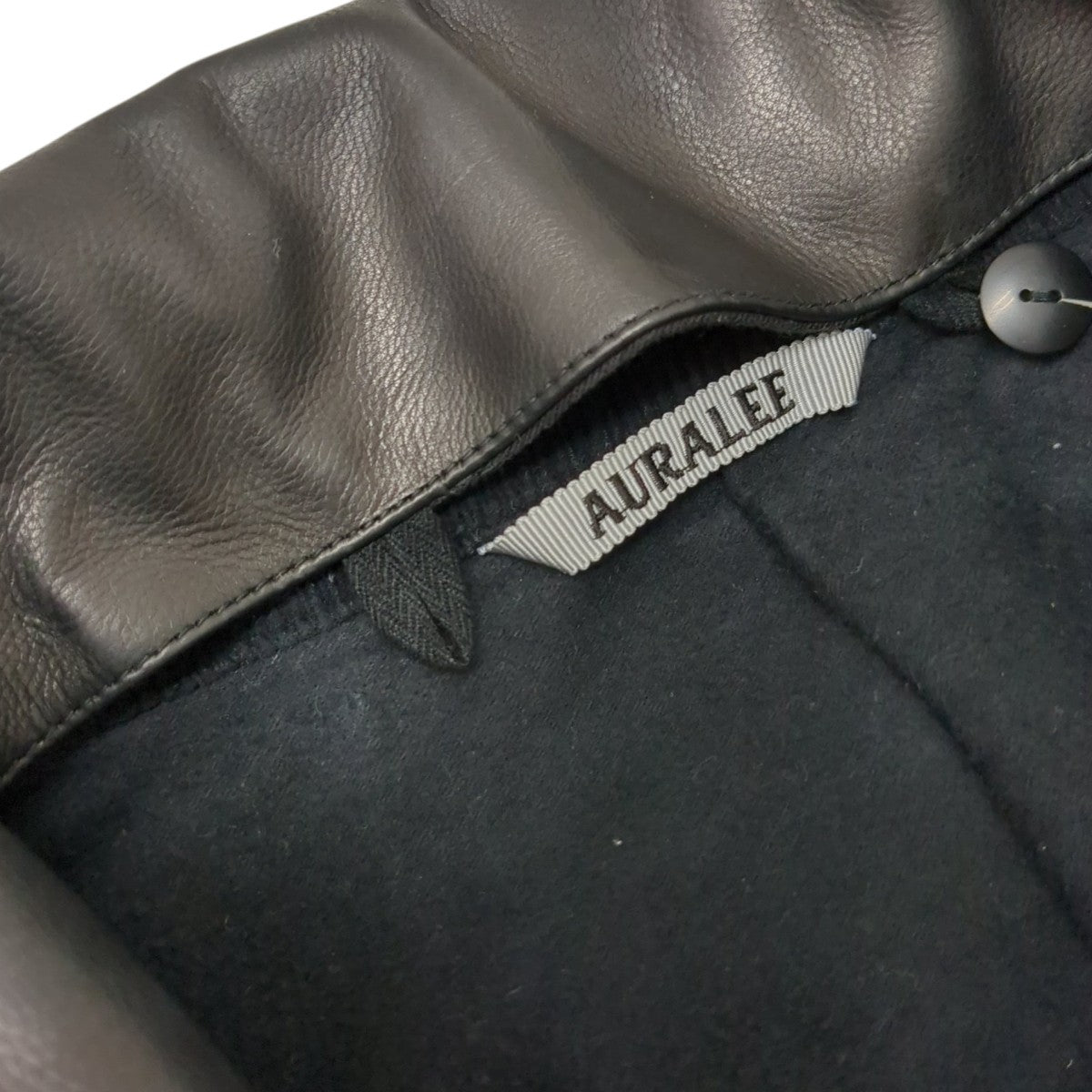 AURALEE PRODUCT DYED ORGANIC COTTON DUCK BLOUSONジャケットA25AB01CD 古着・中古-5枚目のアイテム画像
