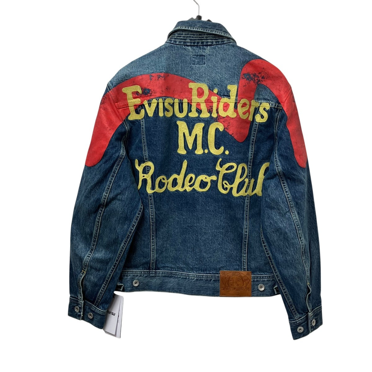 EVISU ライダース デニムジャケットデニムジャケット2ESEJM6DJ6000XXDN 古着・中古-2枚目のアイテム画像