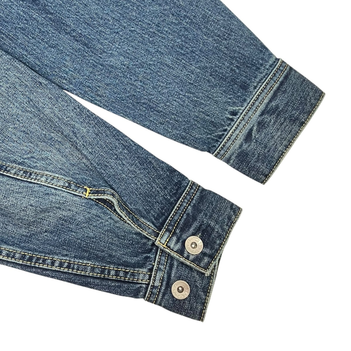 EVISU ライダース デニムジャケットデニムジャケット2ESEJM6DJ6000XXDN 古着・中古-5枚目のアイテム画像
