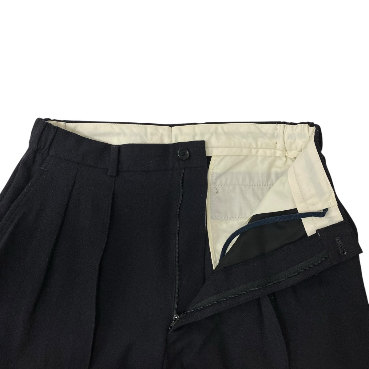 RAINMAKER FRENCH TWILL SHIRRING TROUSERSパンツRM242-027 古着・中古-4枚目のアイテム画像