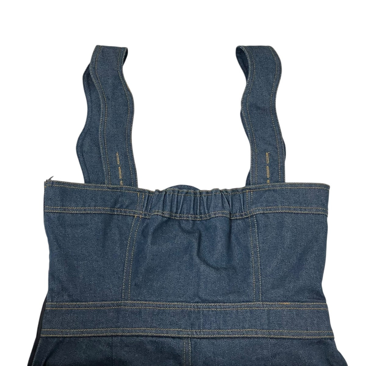 bow．a DENIM SALOPETTEサロペットbb03016 古着・中古-4枚目のアイテム画像