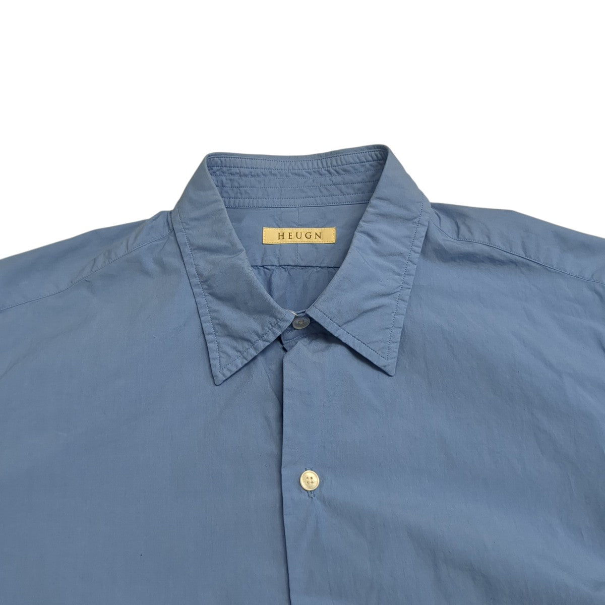 HEUGN(ユーゲン) james shirt長袖シャツSHIRT 042 SHIRT 042 スカイ