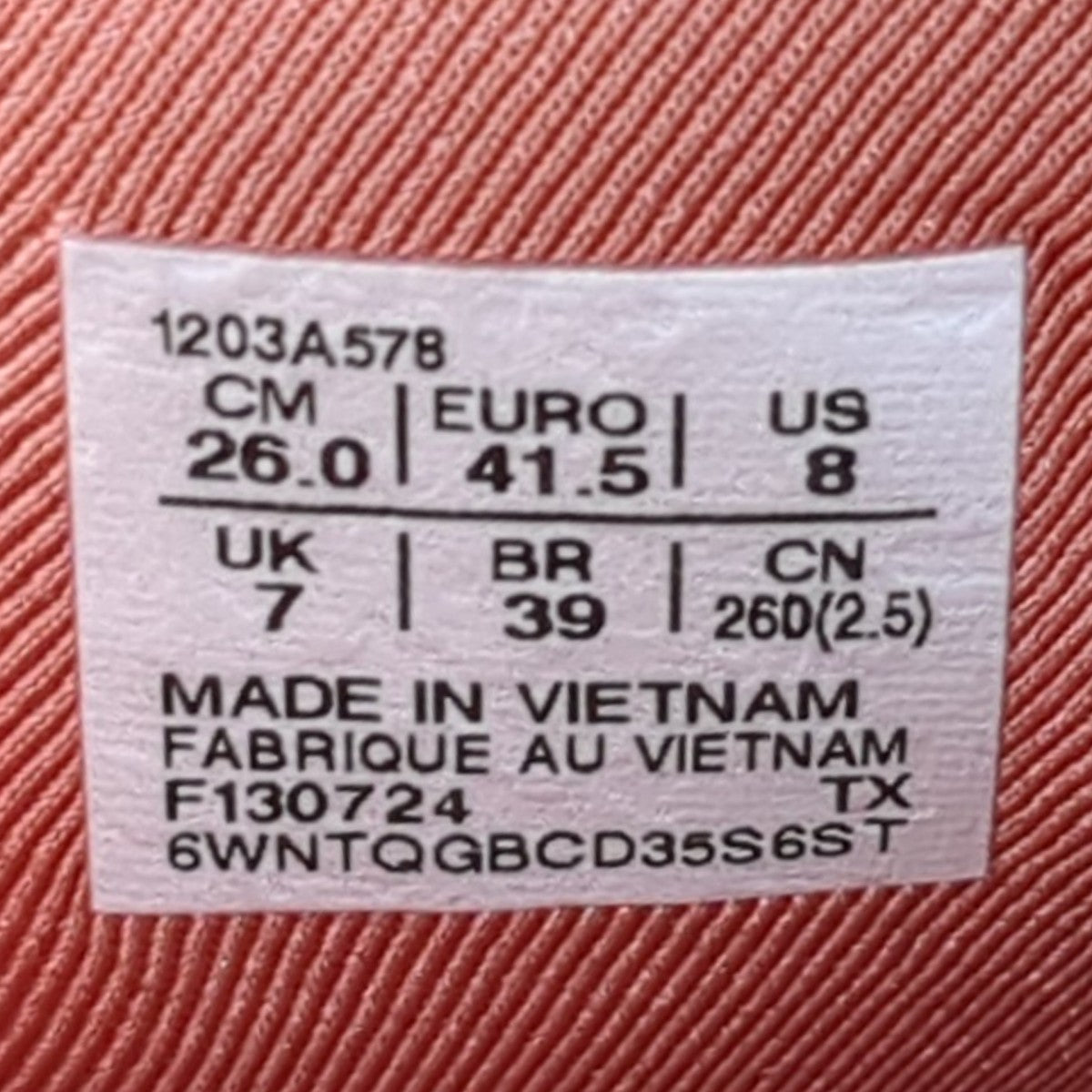 asics スニーカー1203A578-600 古着・中古-10枚目のアイテム画像