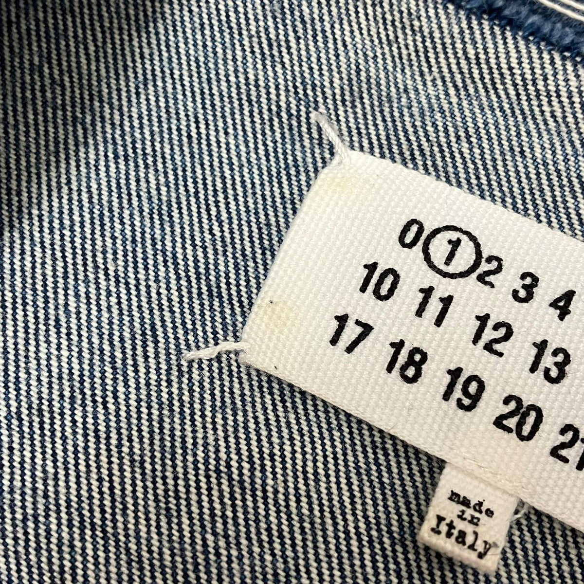 Maison Margiela 22SSノースリーブロングデニムベストS51FB0073 古着・中古-8枚目のアイテム画像