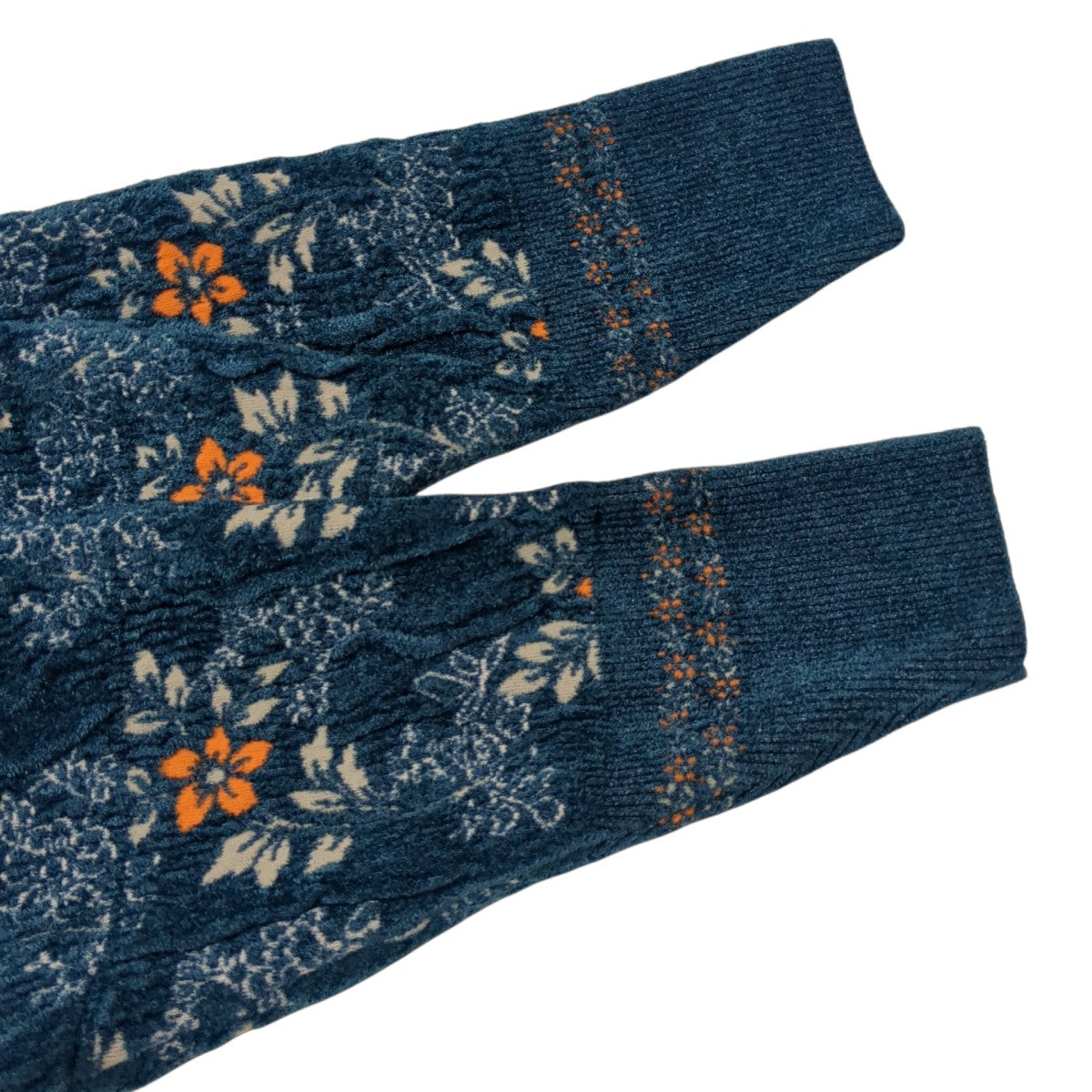 mame kurogouchi Floral Motif Chenille Knited TopセーターMM25FW-KN063 古着・中古-5枚目のアイテム画像