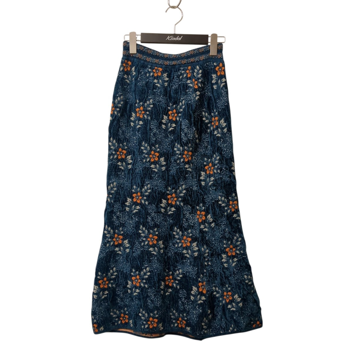 mame kurogouchi Floral Motif Chenille Knited SkirtスカートMM25FW-KN064 古着・中古-1枚目のアイテム画像