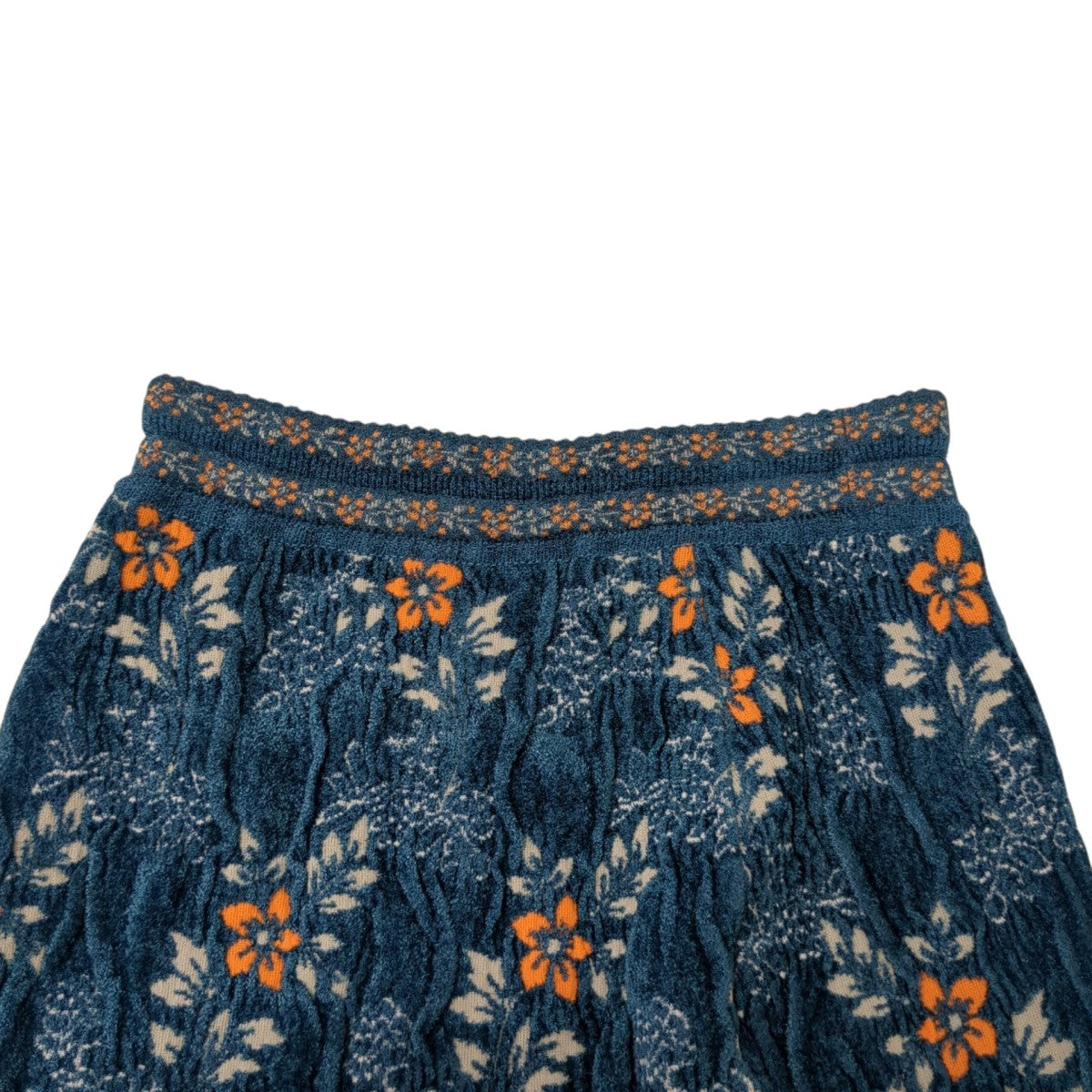 mame kurogouchi Floral Motif Chenille Knited SkirtスカートMM25FW-KN064 古着・中古-3枚目のアイテム画像