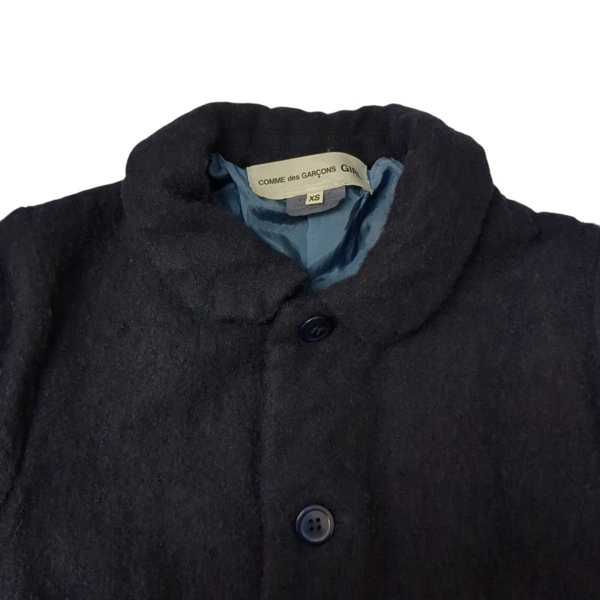 COMME des GARCONS GIRL 縮絨ウールジャケットNF-J009 古着・中古-4枚目のアイテム画像